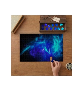 Plazma Enerji Fizik Tasarımı 240 parça Ahşap Puzzle Ahşap Kutuda MP01070