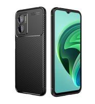 Xiaomi Redmi Note 11E Kılıf Negro Karbon Tasarım Silikon Kılıf (Siyah)