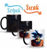 Dragonball Goku Sihirli Kupa Bardak Porselen