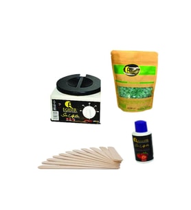 Ege Sir Ağda Makinesi + Ege Sir Azulen Boncuk Ağda + Ağda Yağı + Spatula