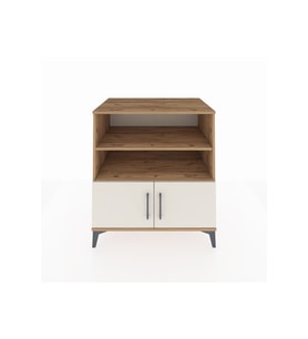 Kronos Şifonyer 3 Raflı 2 Kapaklı 88x59x96 Çam-Aytaşı