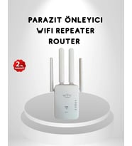 300Mbps Wifi Menzil Genişletici 4 Antenli Wpa3 Güvenlikli Priz Tipi Repeater