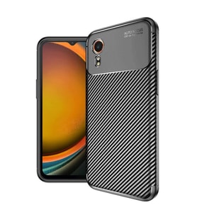 Samsung Galaxy Xcover 7 Kılıf Auto Focus Karbon Kapak - Siyah