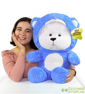 Pababo 90 Cm Dev Uykumcuk Ayıcık (bubblebear) (Mavi)