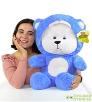 Pababo 90 Cm Dev Uykumcuk Ayıcık (bubblebear) (Mavi)