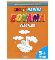 Renkli Harika Boyama Çizgiler Pinokyo Yayınları