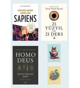Sapiens - 21. Yüzyıl Için 21 Ders -homo Deus -yuval Noah Harari Kitapları -kolektif (2 DEFTERLİ) (Renksiz)