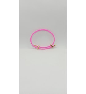 Pembe Renk Asansörlü Çelik Hasır Bileklik