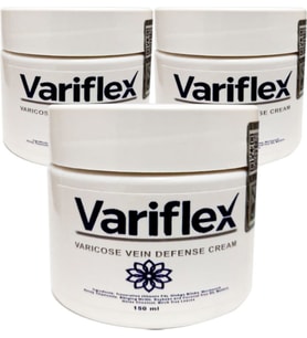 Variflex Xoneks40 3 Adet 150 ml Varicosel Cream Büyük Boy Bacaklara