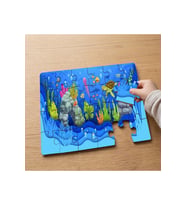 Sualtı Canlıları Tasarımlı 24 Parça Ahşap Çocuk Puzzle MPK0197