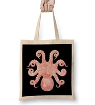 Pink Holographic Octopus Bez Çanta Uzun Saplı