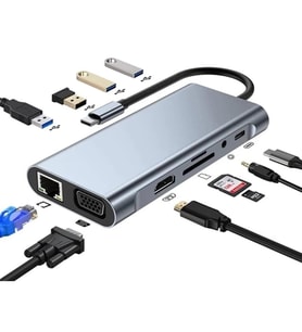 ZR44/A Type-C 11 İn 1 Gigabit Hdtv Çevirici