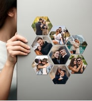 Kişiye Özel Ahşap Fotoğraflı UV Baskılı Magnet