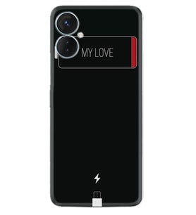 Tecno Spark 9T Kılıf Resimli Desenli Baskılı Silikon My Love 1402