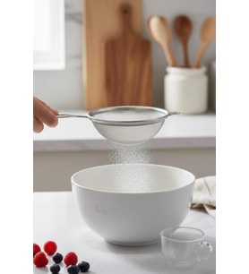 Paslanmaz Çelik Kalaylı Süzgeç 12 Cm
