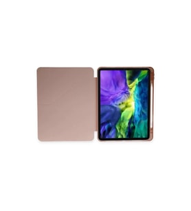 İpad Pro 11 (2024) Kılıf Kalemlikli Mars Tablet Kılıfı - Rose Gold