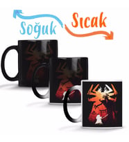 Samurai Jack The Great Battle Sihirli Kupa Bardak Porselen