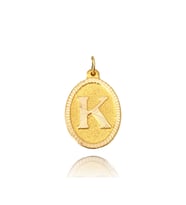 0.25 Gram 14 Ayar Altın Harf Kolye ucu