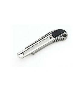 Metal Gövdeli Geniş Maket Bıçağı (Falçata)
