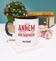 Anneler Günü Hediyesi Anneye Hediye - 7 - Kupa Bardak Siyah