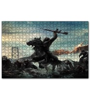 Cakapuzzle Maymunlar Cehennemi Sezar Silahlı Komutan  Puzzle Yapboz MDF (Ahşap) (120 Parça)