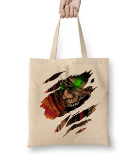 Eren Titan Attack On Titan Eren Jaeger 01 Bez Çanta Uzun Saplı