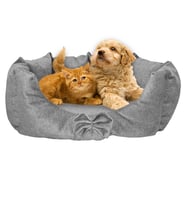 Plus Pencereli Altıgen Kedi Yatağı & Küçük Irk Köpek Yatağı - Karışık renk