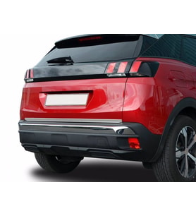 Peugeot 3008 Formlu Krom Bagaj Alt Çıta 2016 ve Üzeri P.Çelik