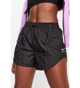 Nike Running Air Loose Fit Woven Shorts Kadın Dokuma Bol Kesim Slip Astarlı Cepli Koşu Şortu Siyah