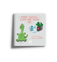 Zeynep Can Turhan - Kırmızı Puantiyeli Çoraplarını Arayan Dino (Krem)