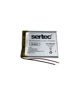 Sertec 304053 3.7v 600 Mah Li-polymer Pil (devreli/1.5a)