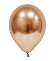 Balonevi 12" Krom Bakır 12 İnç Bakır Renk Balon (50 Li Paket)