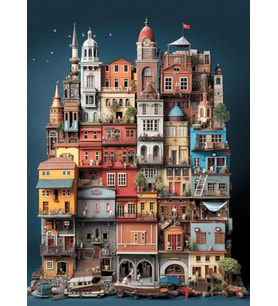 Anatolian 1000 Parça Balat Puzzle - Yasin Yaman