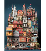Anatolian 1000 Parça Balat Puzzle - Yasin Yaman