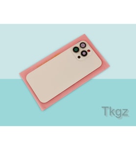 İphone 16 PRO MAX Arka Pil Batarya Kapağı Kapak ( Full Kamera Lensli ) PEMBE