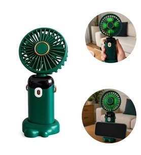Powermaster PM-25103 Yeşil Kokulu Oynar Başlıklı Taşınabilir Fan Vantilatör