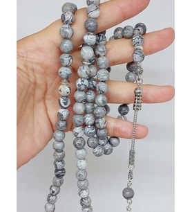 Jasper Taşı 99luk Tesbih 8mm (9808)