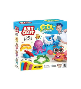 Eğitici Deniz Hayvanları set Art Craft Deniz Hayvanları Oyun Hamuru Seti 13 Parça