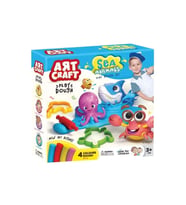 Eğitici Deniz Hayvanları set Art Craft Deniz Hayvanları Oyun Hamuru Seti 13 Parça