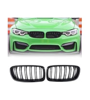 Bmw F30 2012-2019 Uyumlu M3 Siyah Ön Panjur-Böbrek