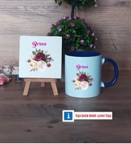 İsme Özel Doğum Günü Hediyesi Dekoratif Taş, Kupa Bardak Kırmızı Hediye (Model 2)