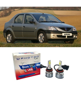 Dacia Logan Sis Led Xenon Kısa Far Ampulü H11 Duo Yeni Seri Beyaz