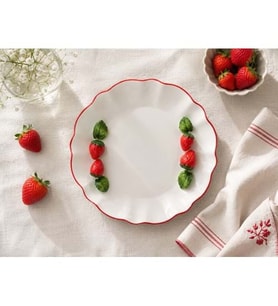 ÇİLEK SUNUM TABAK SERVİS 30CM -AROW