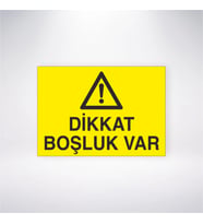 Dikkat Boşluk Var
