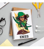 Green Arrow Marvel Defteri Kişiye Özel