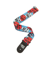 Planet Waves 50JS11 Joe Satriani Ghost Gitar Askısı 5 cm (Koleksiyonluk)  Ghost Grafik Tasarımı, Joe Satriani Orijinal Çizimi ve Maksimum Dayanıklılık