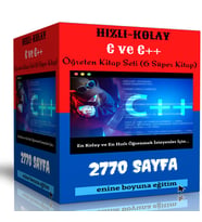 Hızlı- Kolay C ve C++ Öğreten Kitap Seti