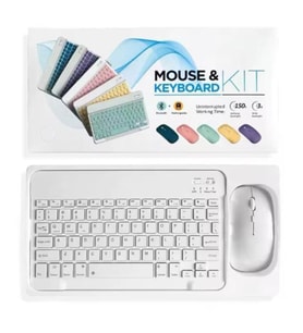 ZR20Km Beyaz Kablosuz Klye Mouse Set