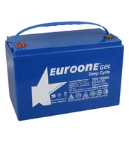 Ayt Euroone EG12100 12 Volt 100 Amper Deep Cycle Jel Akü Yeni Tarihli Taze Akü