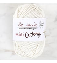 La Mia Mini Cottony 25 gr Kırık Beyaz Bebek El Örg